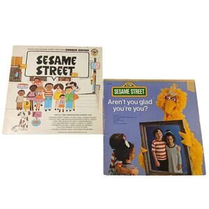 Wonderland Records Sesame Street Rubber Duckie Kindergarten LP 256‎ Vinyl Album